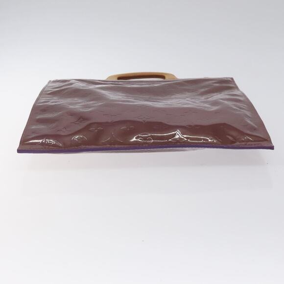 LOUIS VUITTON Monogram Vernis Stanton Tote Bag Purple Viole M91079 - Picture 9 of 12
